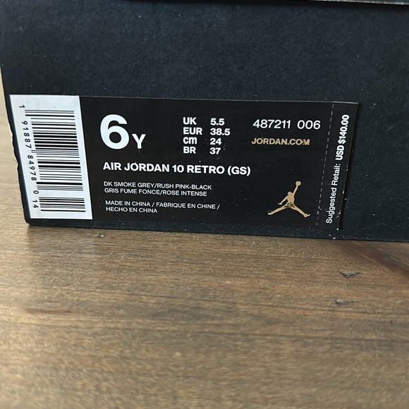 Air Jordan 10 Retro (GS) Size 6Y - Picture 10 of 10